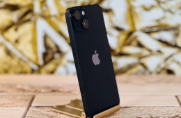 iPhone 14 128 GB Midnight szép állapotú - 12 HÓ GARANCIA