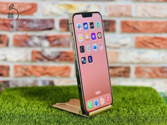 iPhone 13 Pro Max 128 GB Gold 100% akku szép állapotú - 12 HÓ GARANCIA - 361