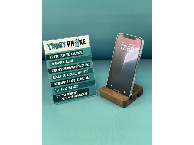 !! 1 ÉV GARANCIA !! iPhone 12 Pro Silver 128 GB – TRU149 – 100% AKKU