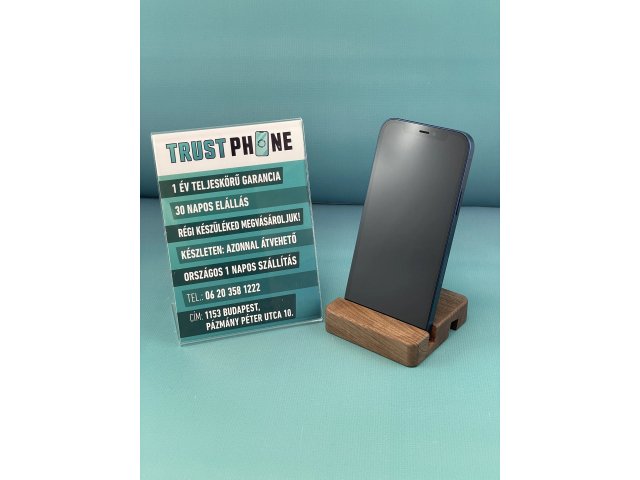 !! 1 ÉV GARANCIA !! iPhone 12 Blue 64 GB – TRU171 – 100% AKKU