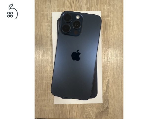 iPhone 15 Pro Max 256GB Fekete, gyárilag független, kifogástalan állapotban