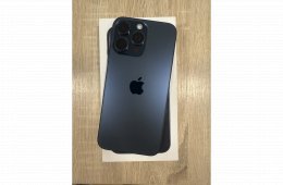 iPhone 15 Pro Max 256GB Fekete, gyárilag független, kifogástalan állapotban