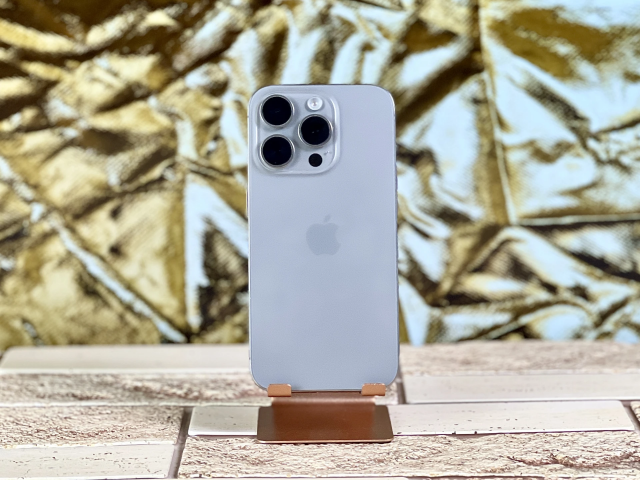 iPhone 15 Pro 256 GB Natural Titanium szép állapotú - 12 HÓ GARANCIA