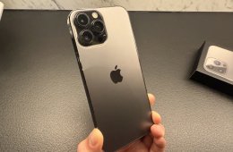 iPhone 13 Pro Max 512GB Grafit kártyafüggetlen 93% Akksi minden tartozekával