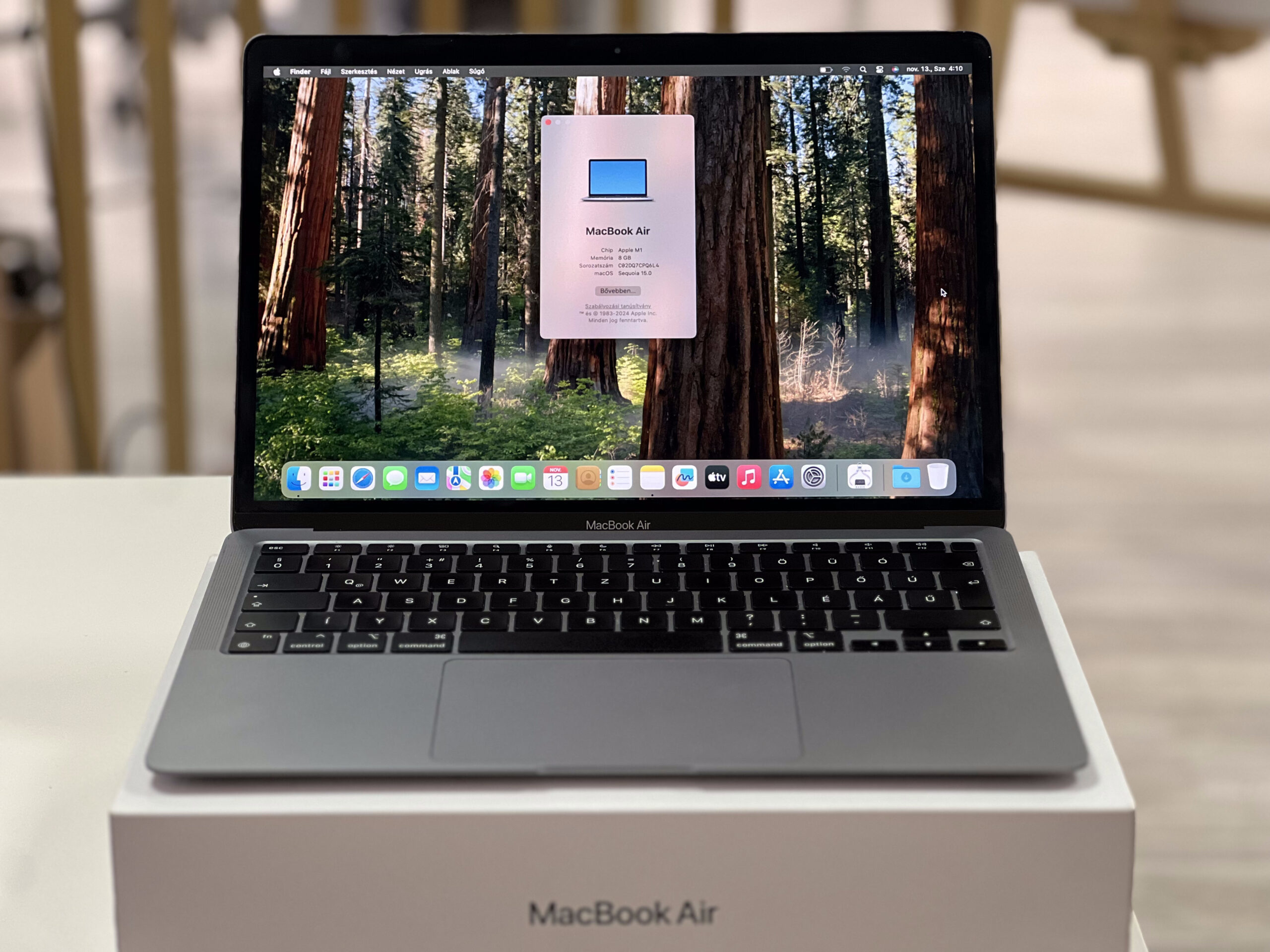 Hibátlan MacBook Air 2020 13 M1 256GB 1 ÉV Garanciával Számlával