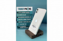 !! 1 ÉV GARANCIA !! iPhone 11 White 64 GB – TRU124 – 100% AKKU