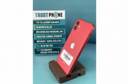 !! 1 ÉV GARANCIA !! iPhone 12 PRODUCT RED 256 GB – TRU8198 – 91% AKKU