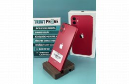 !! 1 ÉV GARANCIA !! iPhone 11 PRODUCT RED 128 GB – TRU8274 – 100% AKKU