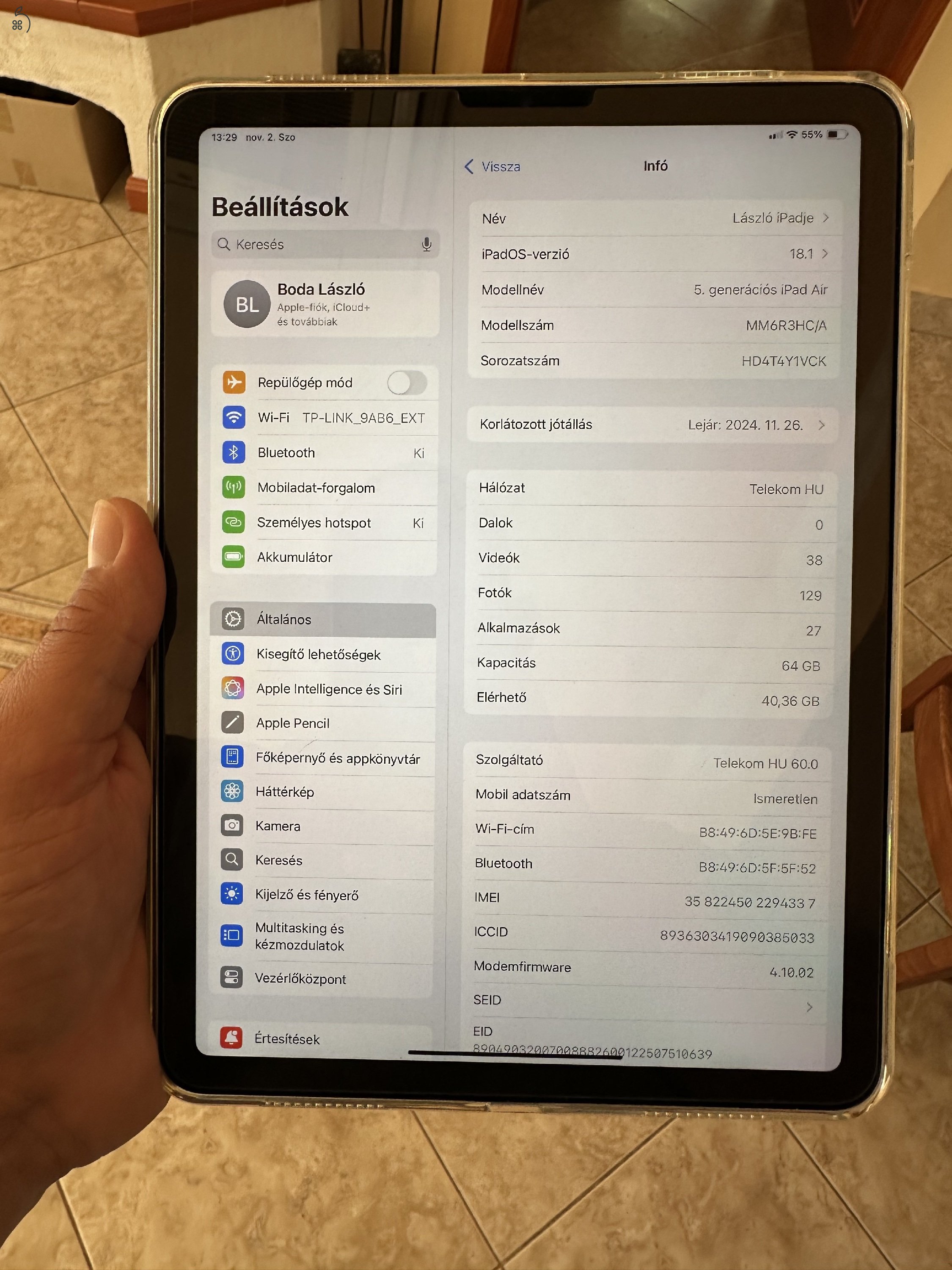 Apple iPad Air 5.gen