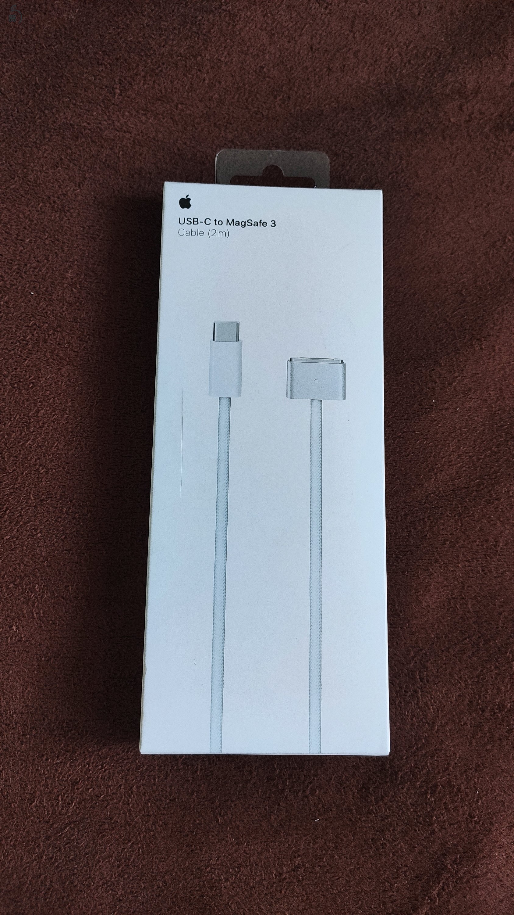 Apple Magsafe 3 kábel eladó (eredeti, bontatlan, 2m)