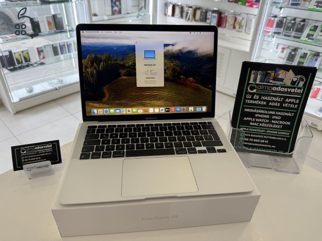 MacBook Air M1/8GB/256ssd/Hibátlan/1-3 hónap gar./Akku 95%/p3823/