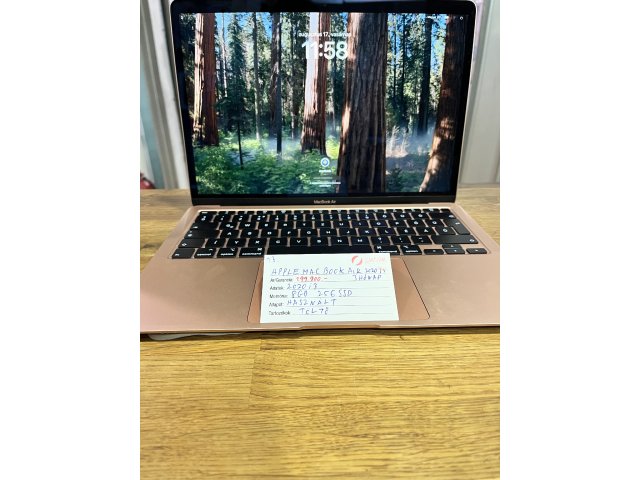 13. Apple MacBook Air I3 - 2020 - 8 GB RAM - 256 GB SSD - Rosegold - Újszerű