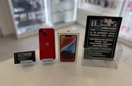 iPhone 14 128GB Független Újszerű/1-3 hónap gar./Akku 85%/p3830