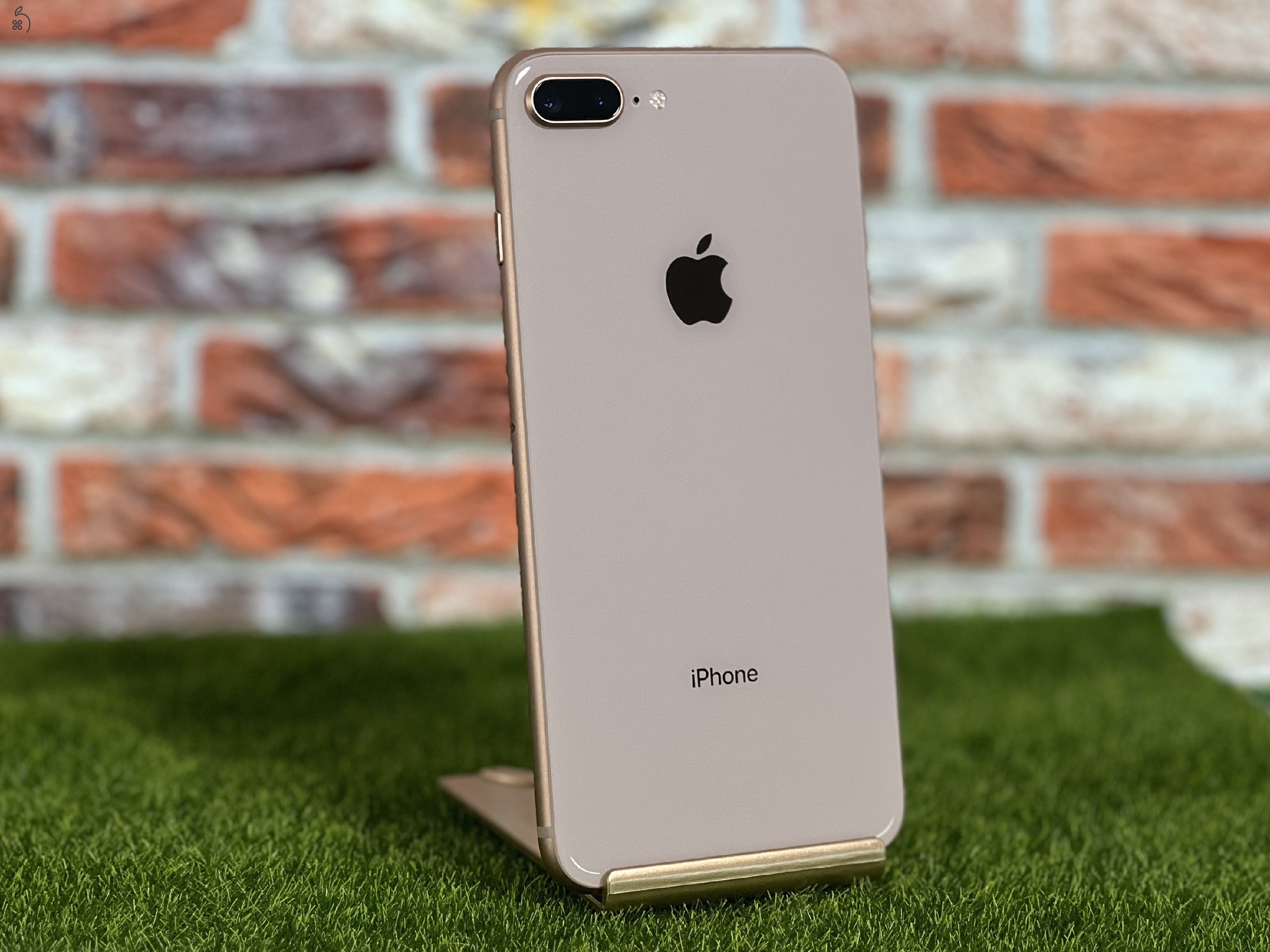 iPhone 8 Plus 64 GB Gold 100% akku szép állapotú - 12 HÓ GARANCIA - 366