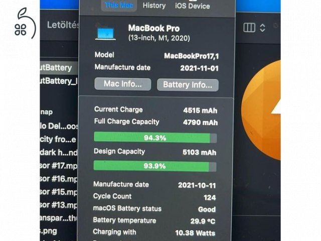 macbook pro 13” m1 16gb ram 512ssd