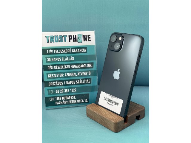 !! 1 ÉV GARANCIA !! iPhone 13 Midnight 256 GB – TRU8264 – 94% AKKU