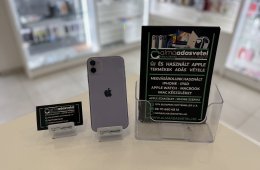 iPhone 11 64GB Független Használt/1-3 gar./Akku 82%/p3835