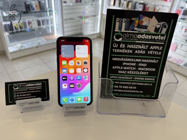 iPhone 11 64GB Független Használt/1-3 gar./Akku 82%/p3835