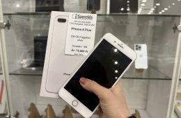 iPhone 8 Plus 256 gb független silver akku 100% garanciával (168) 