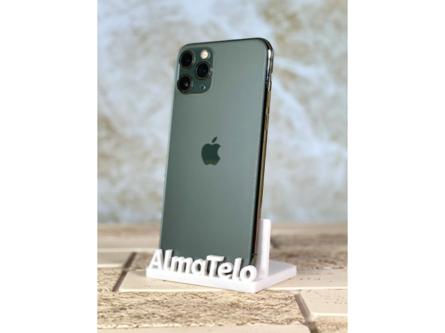 iPhone 11 Pro 64 GB Midnight Green 100% akku szép állapotú - 12 HÓ GARANCIA