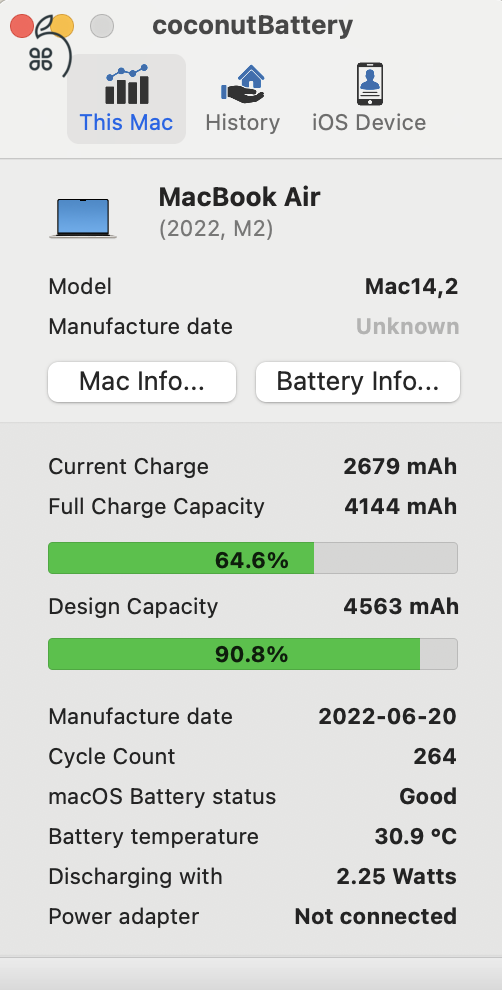 MacBook Air M2 8Gb RAm 512Gb SSD