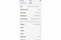 iPhoneSE 2016 A1723 32 GB rozéarany kártyafüggetlen