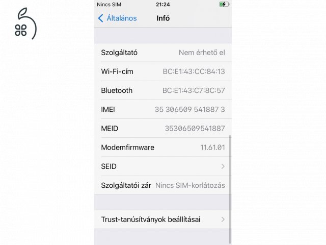 iPhoneSE 2016 A1723 32 GB rozéarany kártyafüggetlen