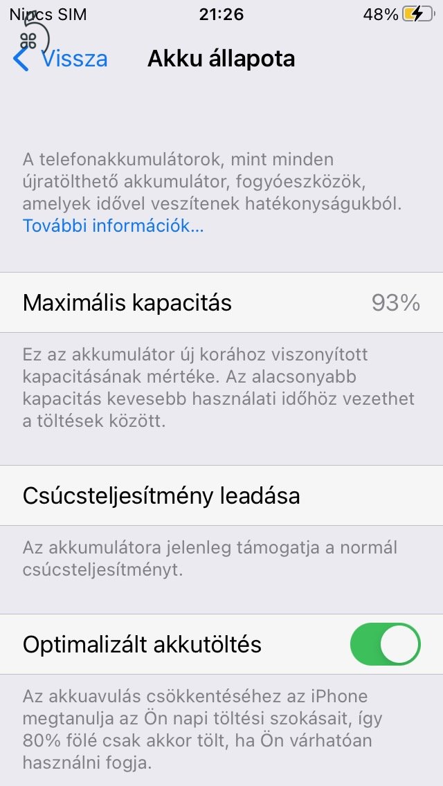 iPhoneSE 2016 A1723 32 GB rozéarany kártyafüggetlen