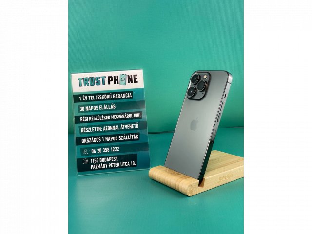 !! 1 ÉV GARANCIA !! iPhone 13 Pro Graphite 128 GB – TRT023 – 100% AKKU