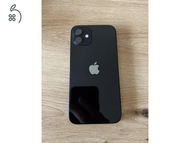 iPhone 12 64 Gb, fekete, 82%-os akkumulátor