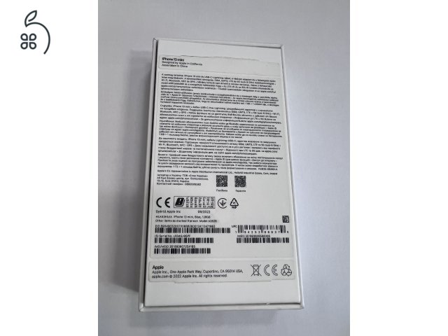 Gyári független IPhone 13 mini, 128 GB,  100% akkumlátorral - blue