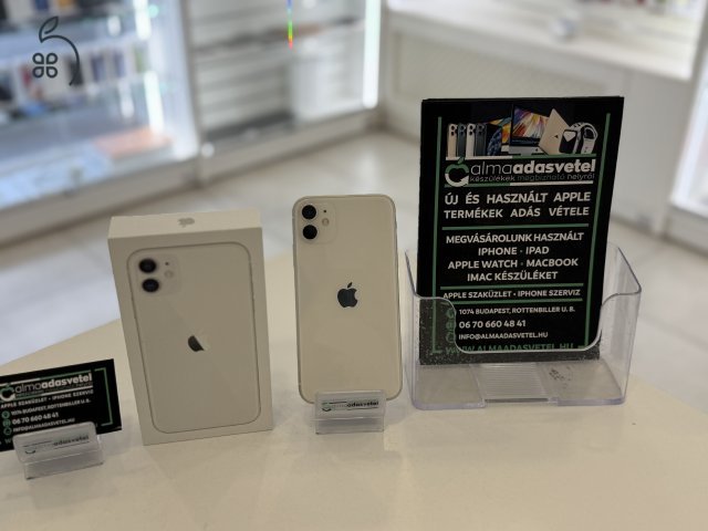 iPhone 11 64GB Független Nagyon Szép/1-3 hónap gar./Akku 92%/p3847