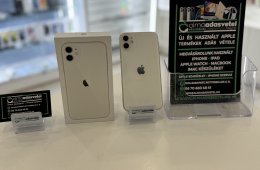 iPhone 11 64GB Független Megkímélt/1-3 Hónap gar./Akku 100%/p3848