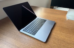 Eladó Apple MacBook Pro 14 M1 Max 32 GB RAM 1 TB SSD I APC 2024.12.22 I MINT AZ ÚJ