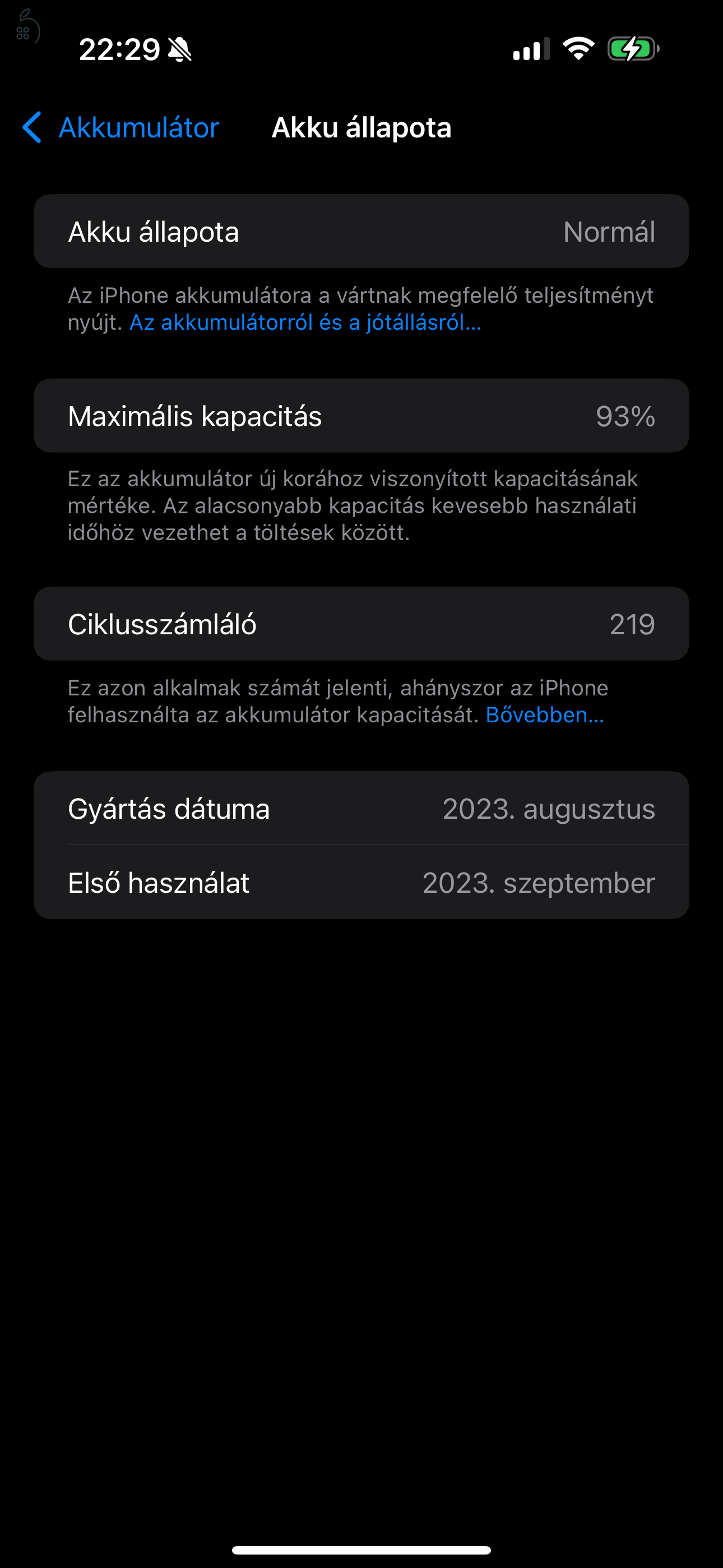 iPhone 15 Pro Max Kék 256Gb független