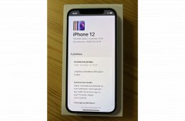 iPhone 12 128GB Új! Apple garancia 2025.11.13.-ig + 1 év jótállás!