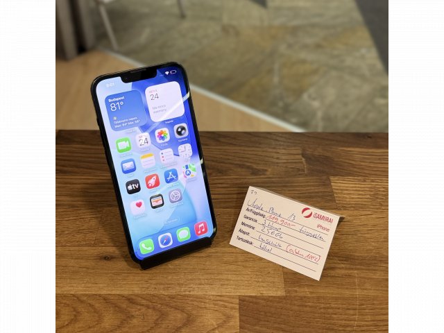 Apple iPhone 13 - 256 GB - Fekete - Kártyafüggetlen -100% AKKU (39.)