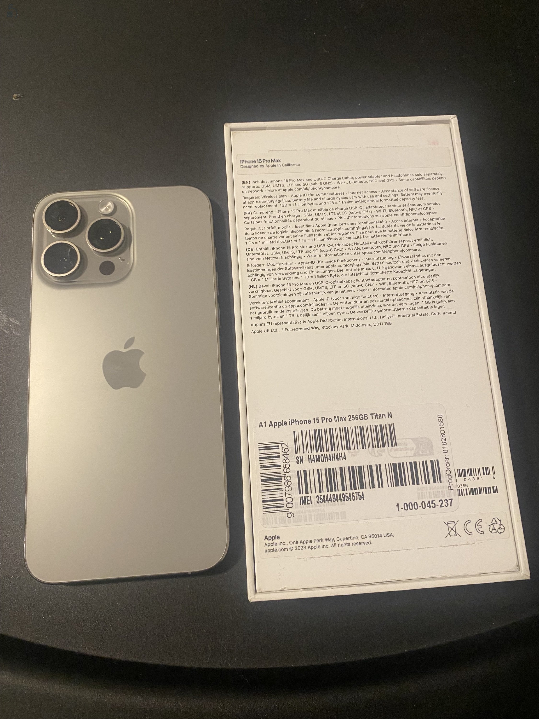 iPhone 15 pro max 256 gb 