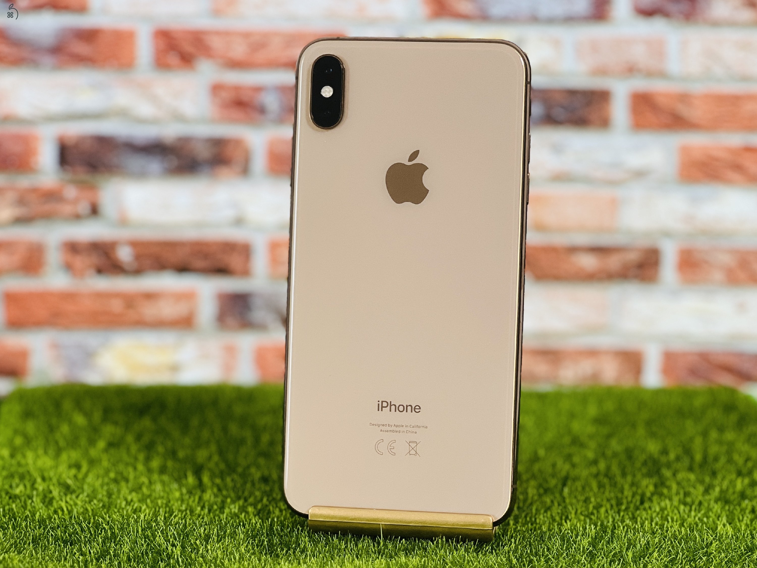 iPhone XS Max 64 GB Gold 100% akku szép állapotú - 12 HÓ GARANCIA - 407