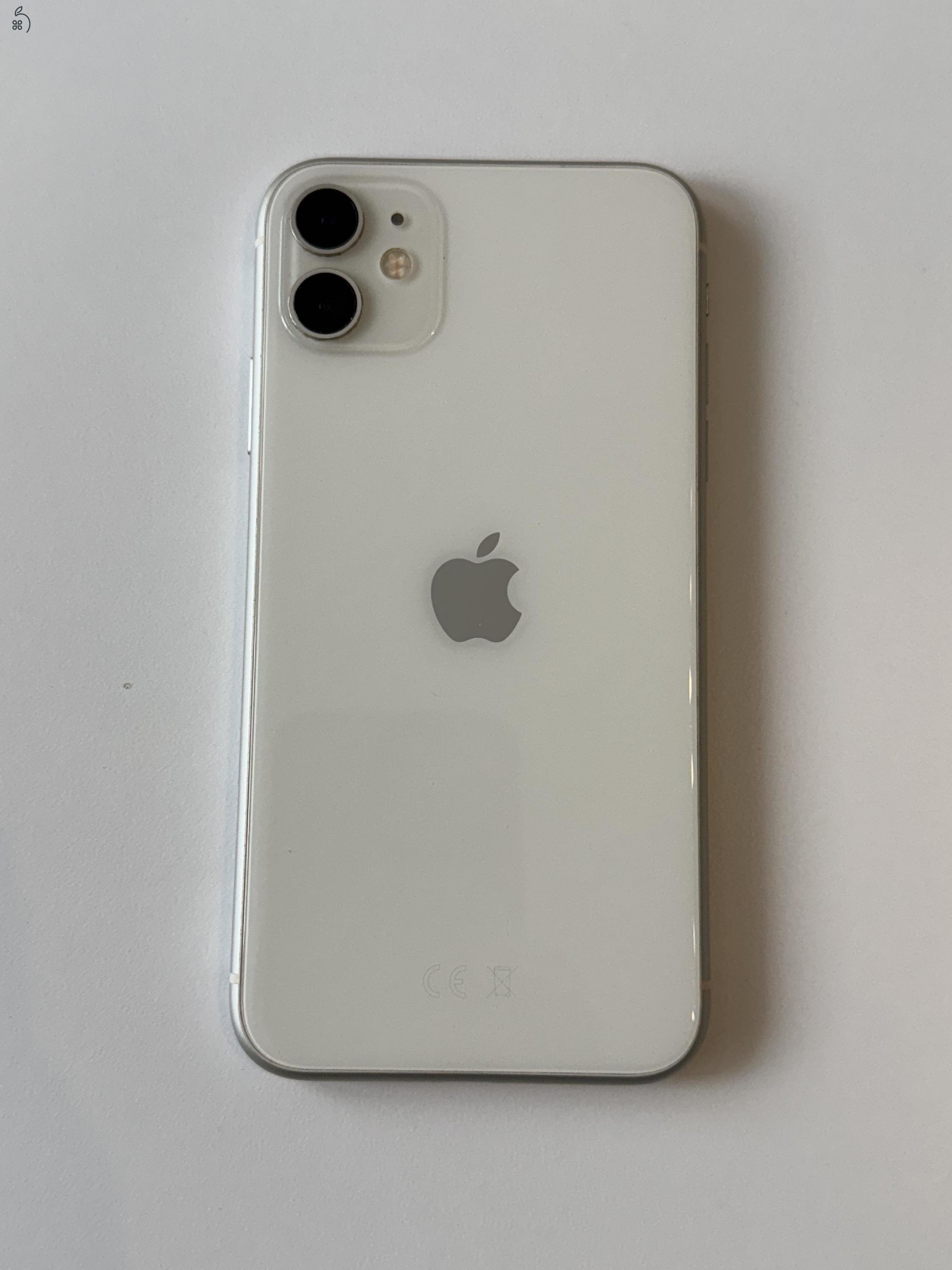 Eladó Iphone 11 64 gb White 77% akksi