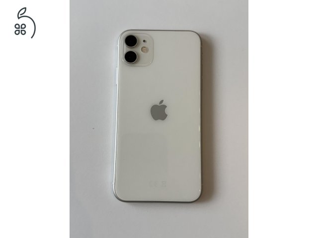 Eladó Iphone 11 64 gb White 77% akksi