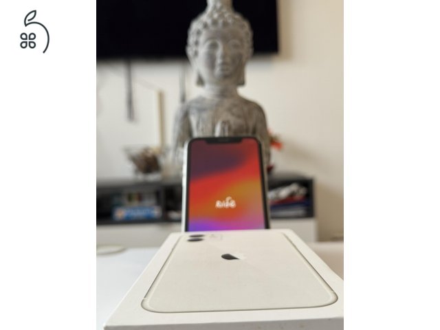 Eladó Iphone 11 64 gb White 77% akksi