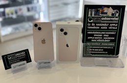 iPhone 13 128GB Pink Független Hibátlan/1-3 hónap gar./Akku 87%/p3852