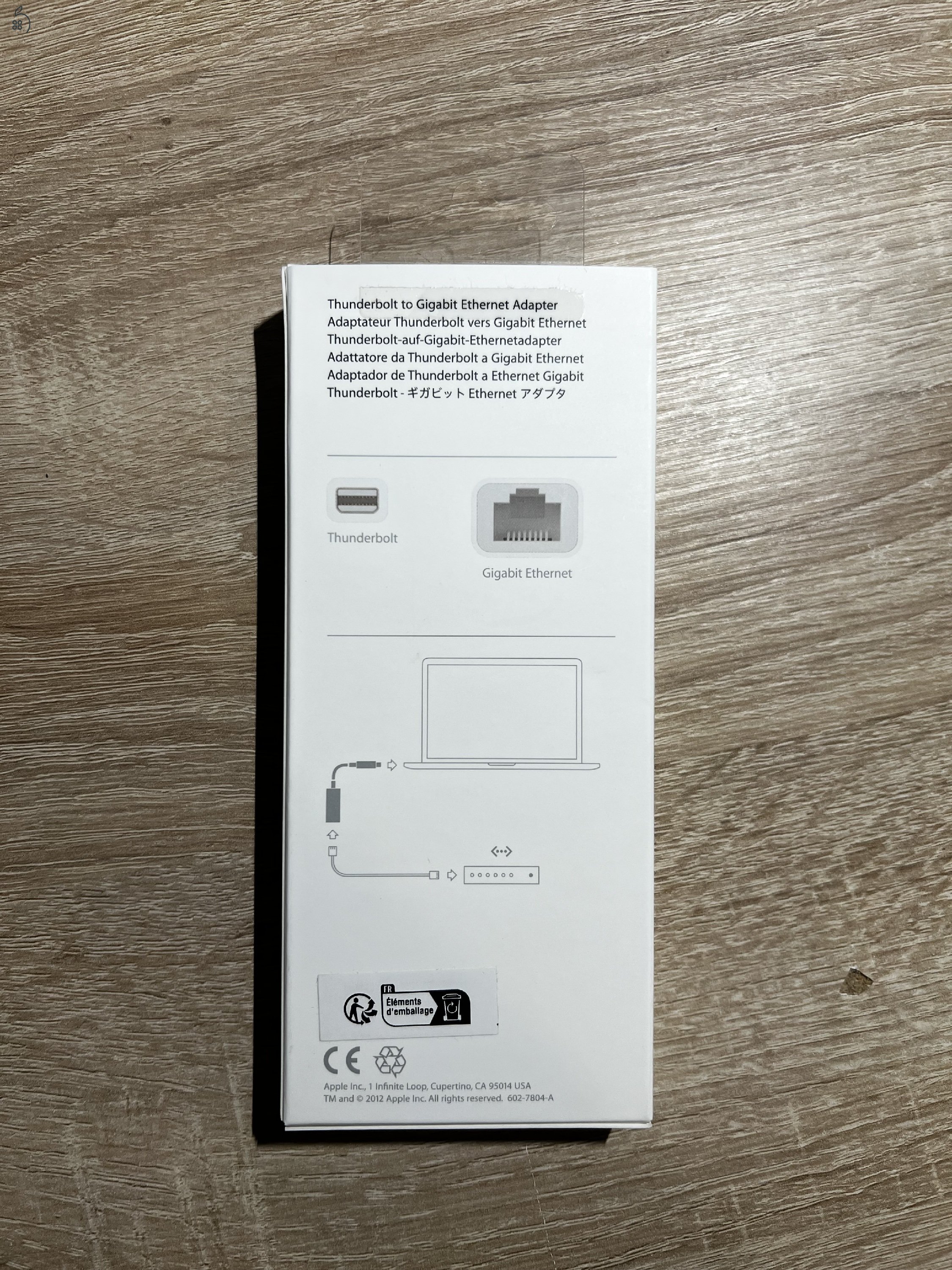 Apple Thunderbolt to Gigabit Ethernet Adapter (A1433)