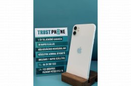 !! 1 ÉV GARANCIA !! iPhone 11 White 128 GB – TRU8220 – 100% AKKU