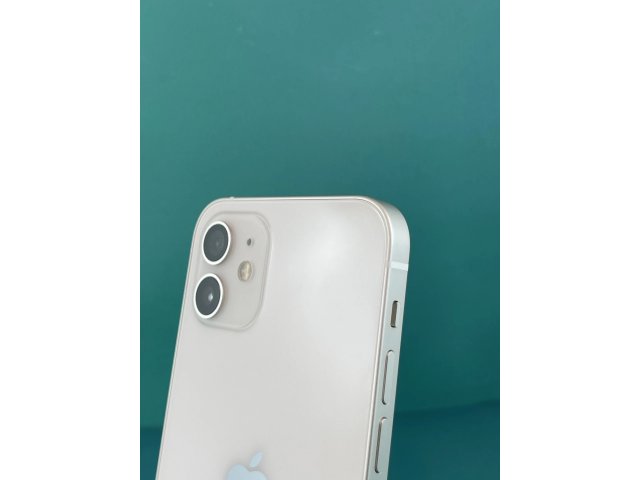 !! 1 ÉV GARANCIA !! iPhone 12 White 128 GB – TRT007 – 100% AKKU