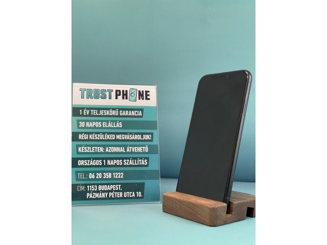 !! 1 ÉV GARANCIA !! iPhone XR Black 64 GB – TRU8366 – 100% AKKU