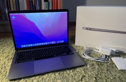 Apple MacBook Air 2020 / M1, 256GB SSD, 8GB RAM / asztroszürke