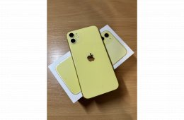 Első tulajdonostól iPhone 11 128 GB Sárga 