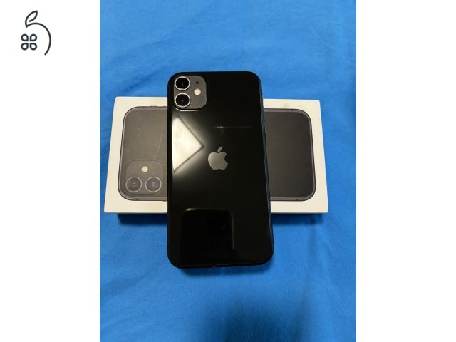 Iphone 11 64 Gb Fekete 88% akkumlátor